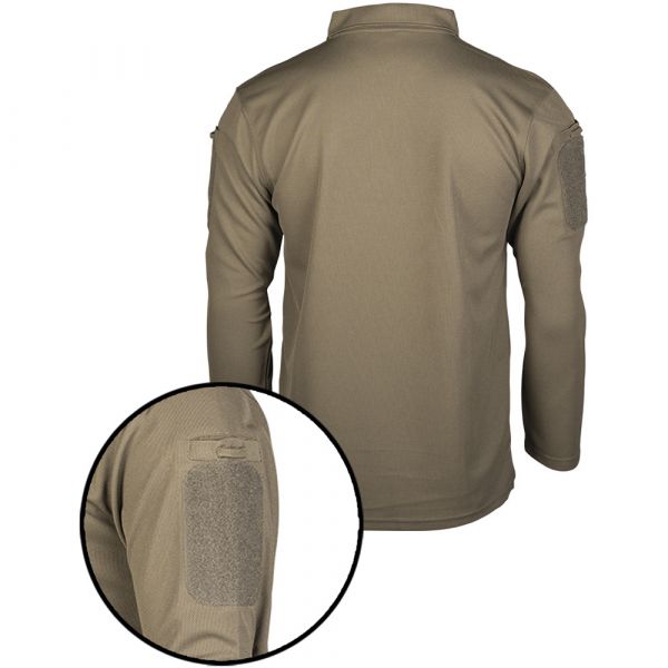 Поло Mil-Tec Tactical Quick Dry Poloshirt 1/1 olive Фото 2